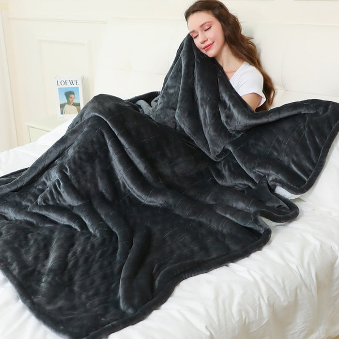 Snugleigh Electric Heated Throw Blanket with 9 Heat Levels and Timer