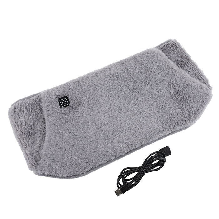 Snugleigh Plush USB Heated Waist Belt with Hand Pockets