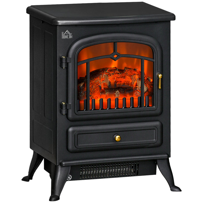 Snugleigh Vintage Style Electric Stove 1850W with Glowing Log Effect