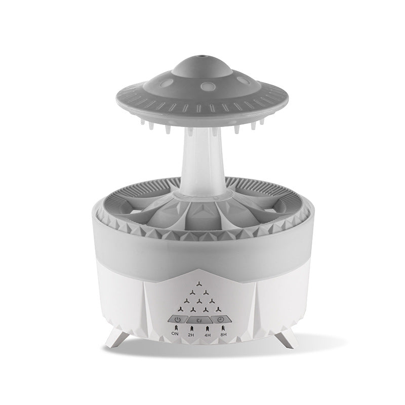 UFO Raindrop Humidifier With Water Drop Sound And Aroma Diffuser