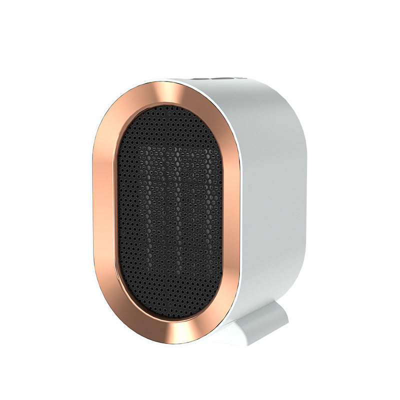 Small ceramic desk fan heater