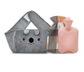 Plush Waist Belly Warmer Belt With Hot Water Bottle Included