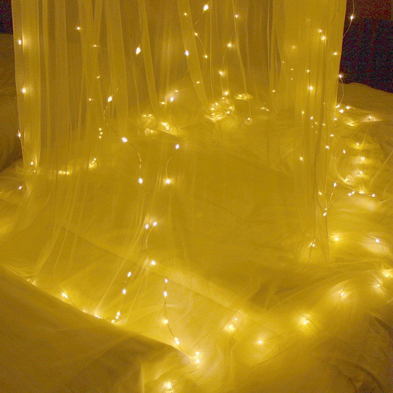 LED Curtain Lights 3x3m With 304 Beads For Parties