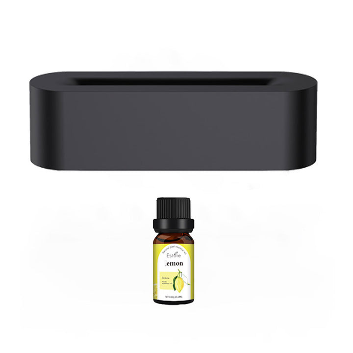 Flame Aroma Diffuser With 10ml Essential Oils, 7 Colour Light