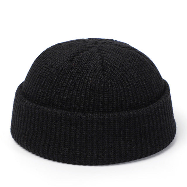 Snugleigh Short Ribbed Docker Beanie in Retro Style