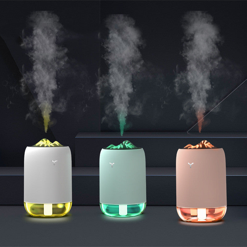 Magic Flame Humidifier And Mini Aroma Diffuser For Desk Or Car