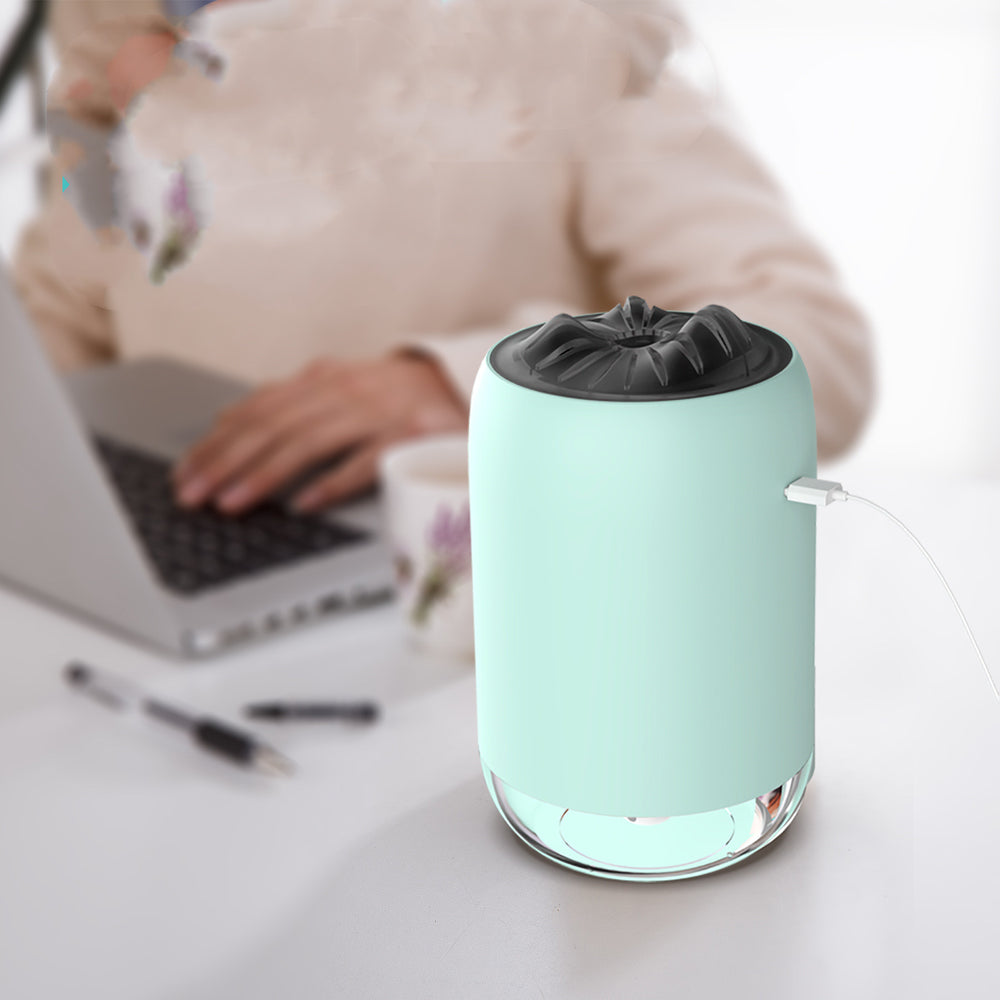 Magic Flame Humidifier And Mini Aroma Diffuser For Desk Or Car