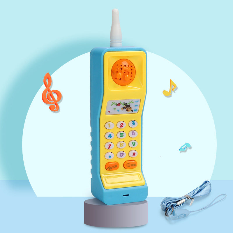 Colourful baby toy phone with buttons