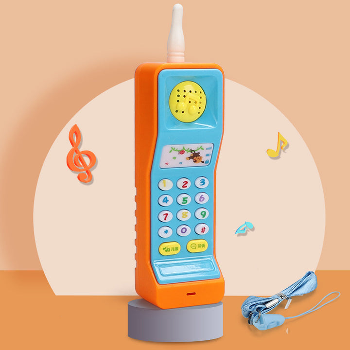 Colourful baby toy phone with buttons