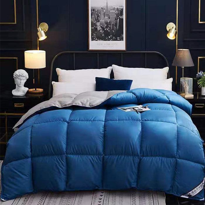 Snugleigh Box-quilted winter duvet with a two-tone finish