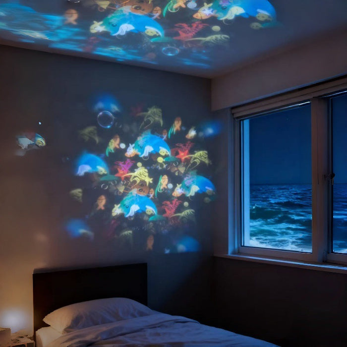 Snugleigh Rotating projector night light with Christmas patterns