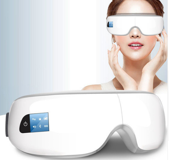 Foldable eye massager with Bluetooth