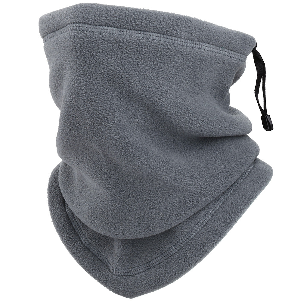 Winter Windproof Fleece Neck Warmer Tube Scarf, Half Face Cover
