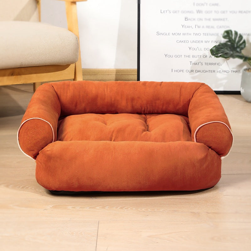 Dog Sofa Bed Sleeping Bag Style, Plush And Winter Warm