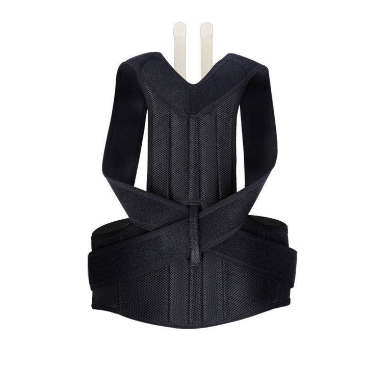 Black back posture corrector brace