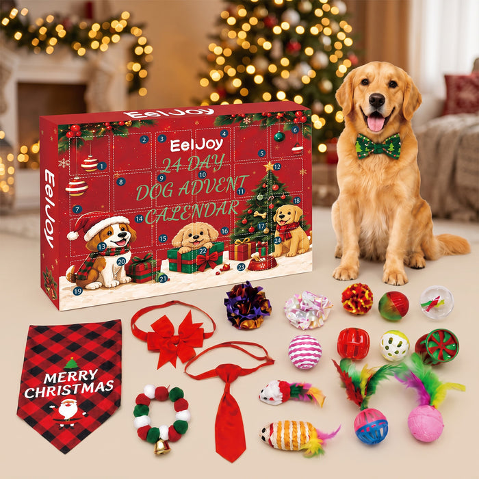 Snugleigh Advent Calendar for Dogs with 24 Toys