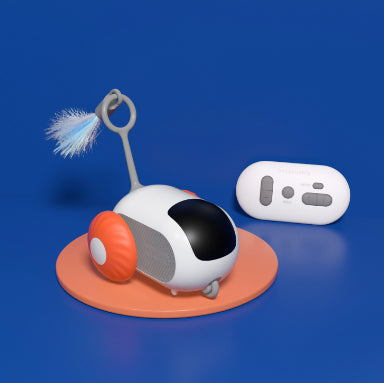 Snugleigh Remote control cat car with feather teaser