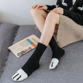 Fluffy cat paw socks with toe beans