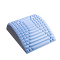 Arched foam back stretcher with ridges