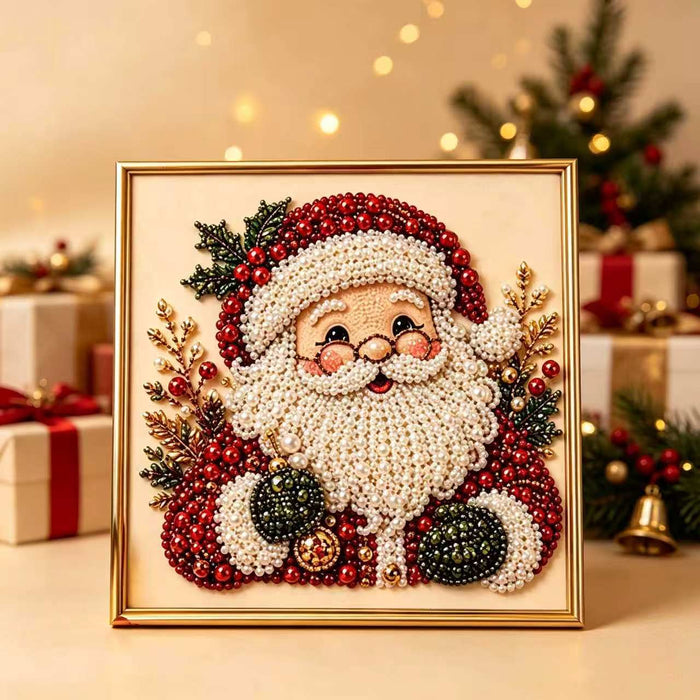 Snugleigh Christmas diamond painting kit with wooden frame