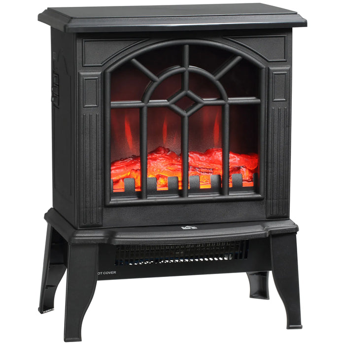 Snugleigh Small Electric Stove 1500W with Arched Glass Window