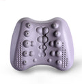 Curved foam lumbar stretch pillow