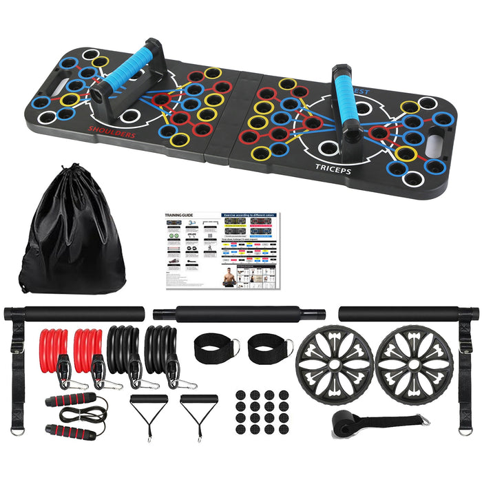 Snugleigh Foldable push-up board home gym set with extras