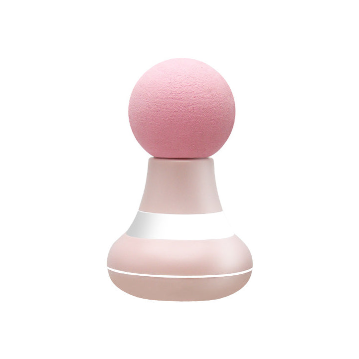 Mini pocket massage gun in hand