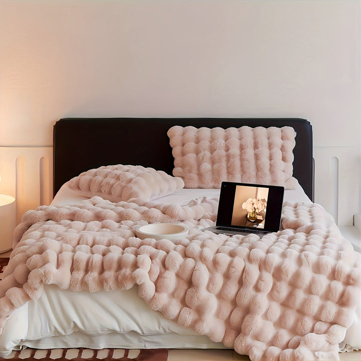 Premium Fleece Blanket with Elegant Design