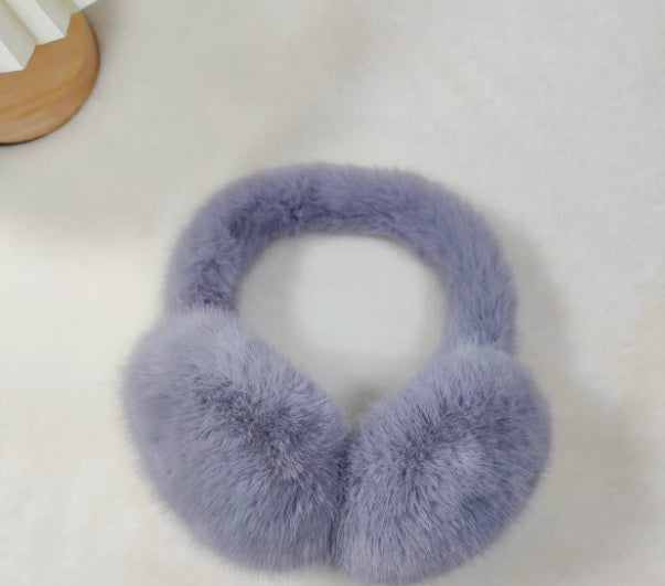 Snugleigh Fluffy Faux Fur Earmuffs that Fold Away