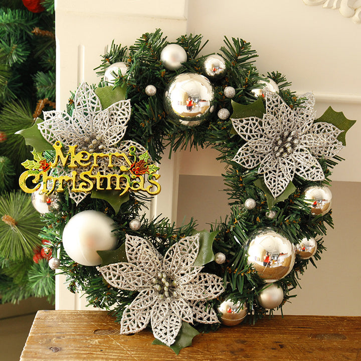 Christmas Wreath 30cm Multicolour Door Decoration