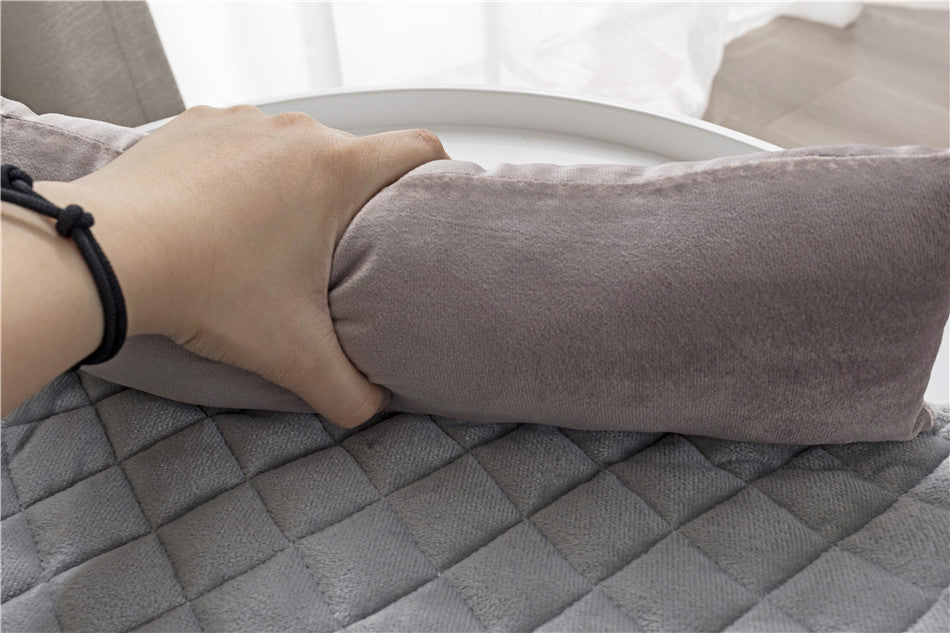 Curved Dog Sofa Bed With Pillow To Protect Furniture