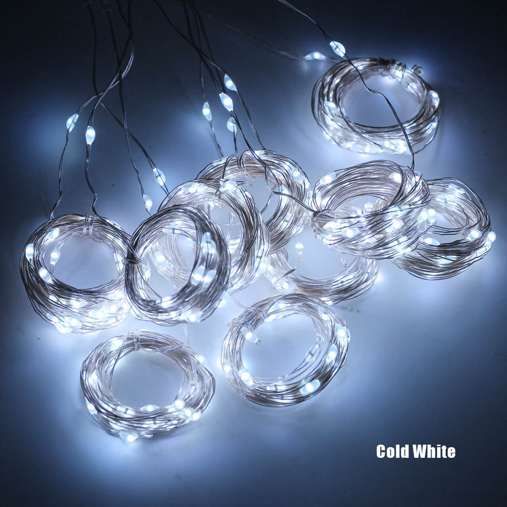 LED Curtain Fairy Lights USB With Remote Control Window
