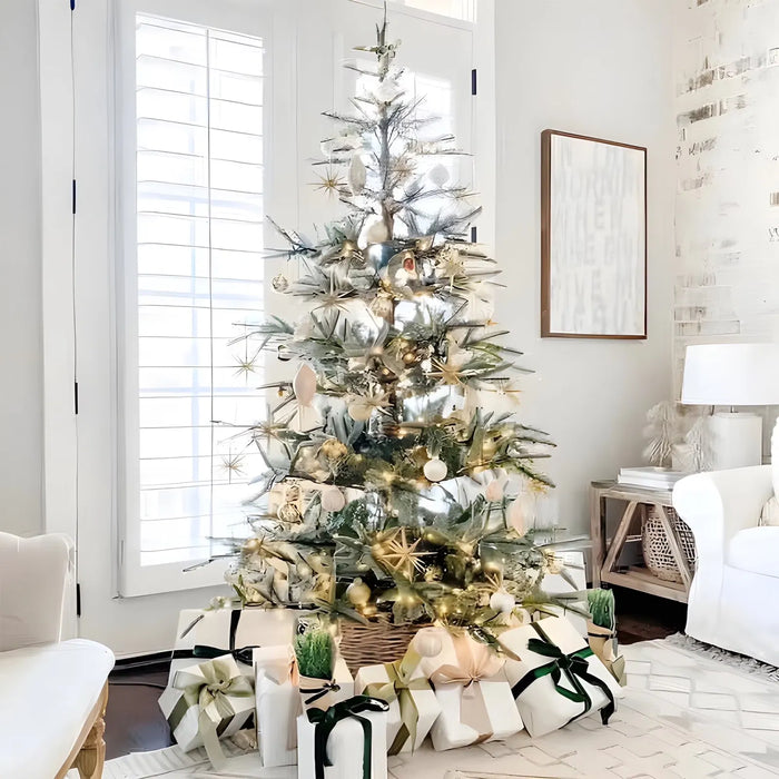 Snugleigh Aspen Fir Christmas Tree with Light Frosting, 7ft