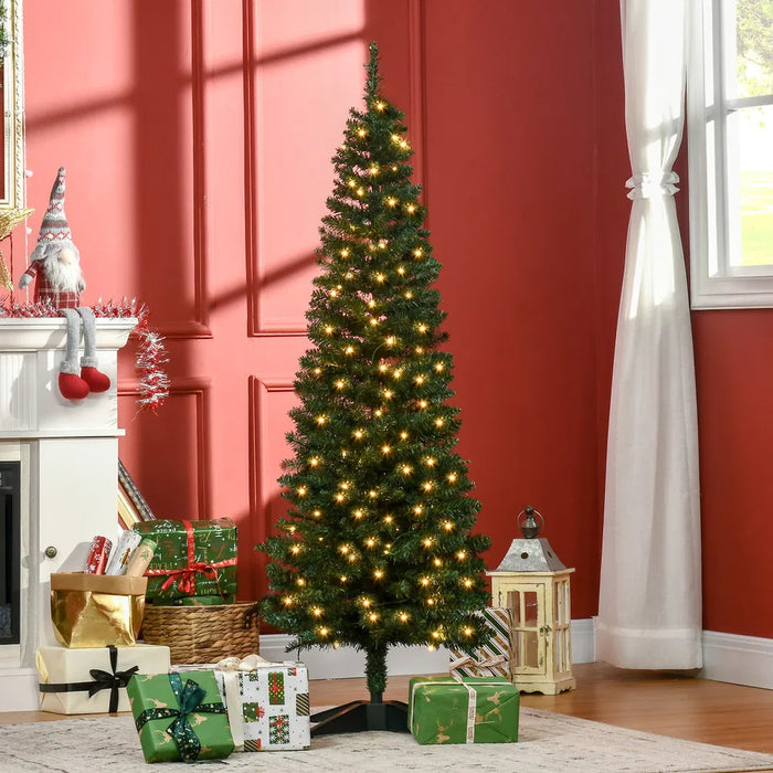 Snugleigh Pre-Lit Slim Pencil Christmas Tree with Warm White LEDs