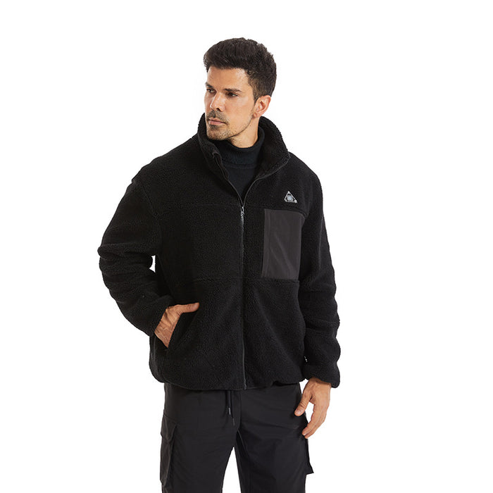 Snugleigh Men's Heated Sherpa Fleece Jacket with 4 Heating Zones