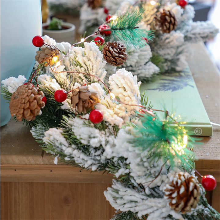 Pine Cone Star LED String Lights 2m Warm White