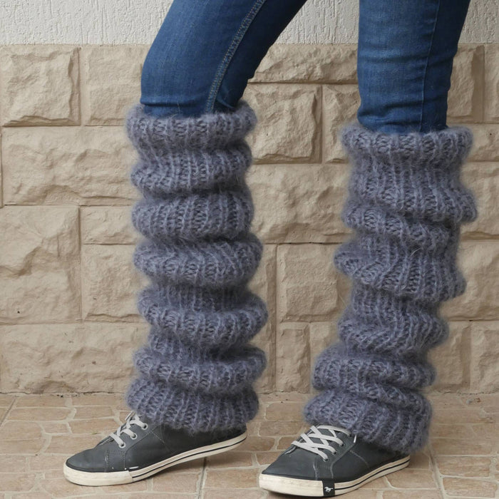 Snugleigh Chunky Slouch Leg Warmers in Fluffy Knit