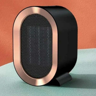 Small ceramic desk fan heater