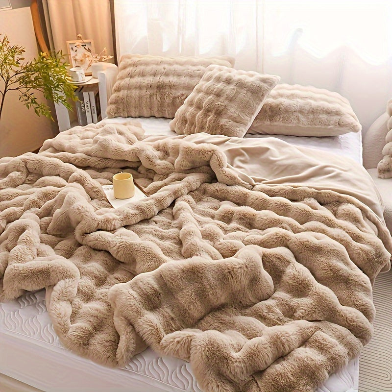 Premium Fleece Blanket with Elegant Design