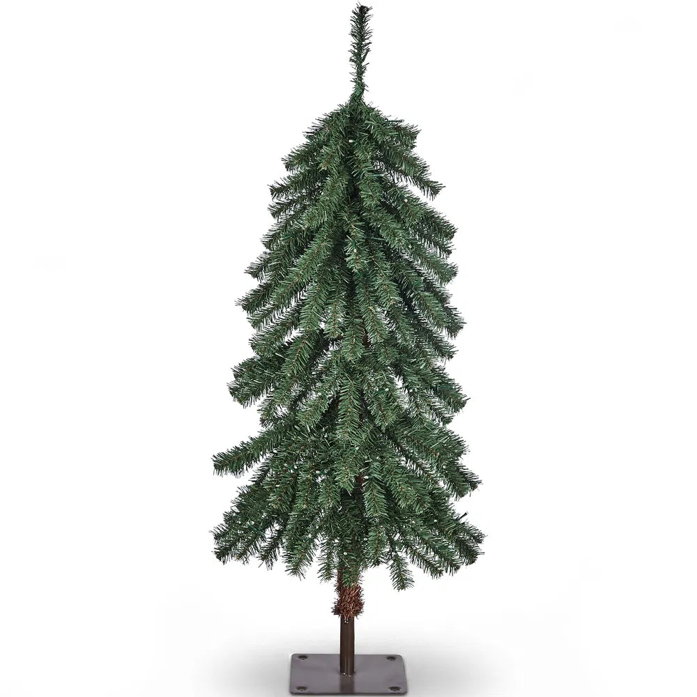 4ft pre-lit cedar Christmas tree with lights