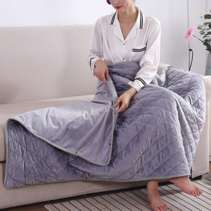 Snugleigh™ Portable USB Heated Blanket with Power Bank Pocket