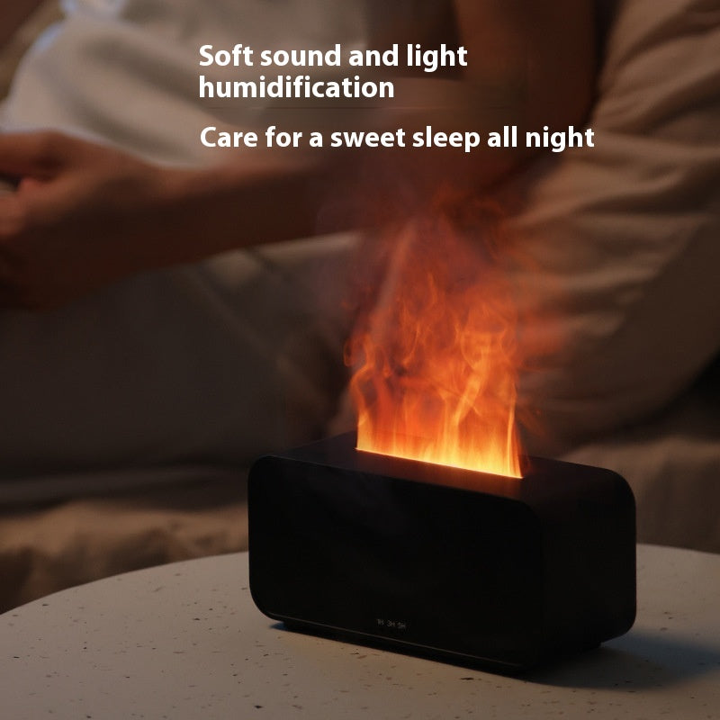 Timing Flame Aroma Diffuser With Jellyfish Smoke Ring, USB, 120ml