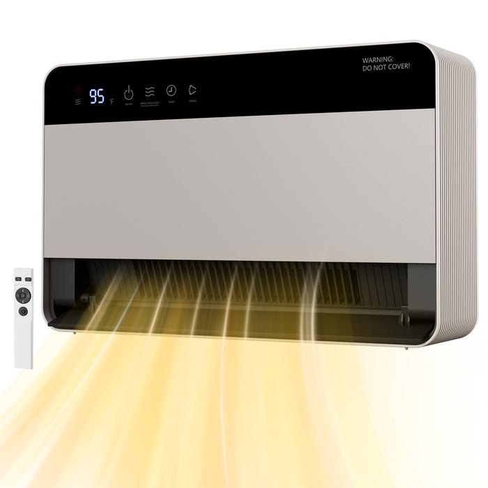 Snugleigh Wall-Mounted Heater 1500W with 4 Modes and Oscillation