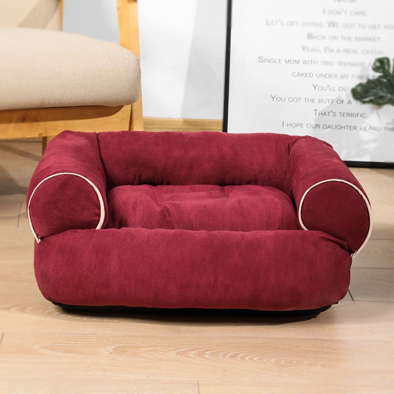 Dog Sofa Bed Sleeping Bag Style, Plush And Winter Warm