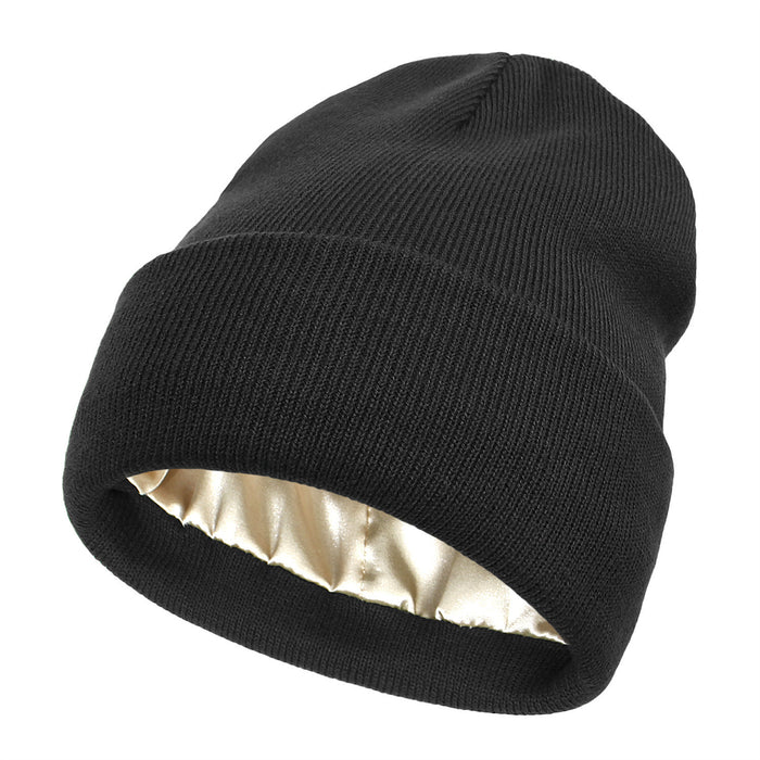 Snugleigh Double Layer Cuffed Beanie with Satin Inside