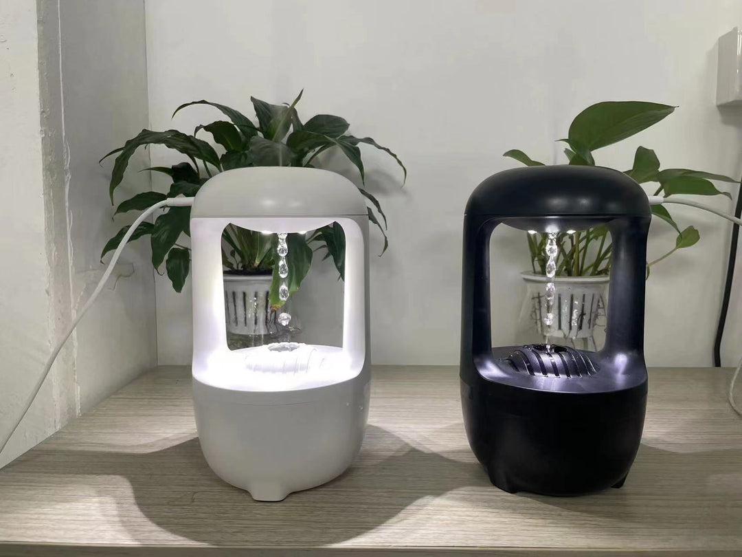 Anti Gravity Water Drop Humidifier 500ml For Office And Bedroom