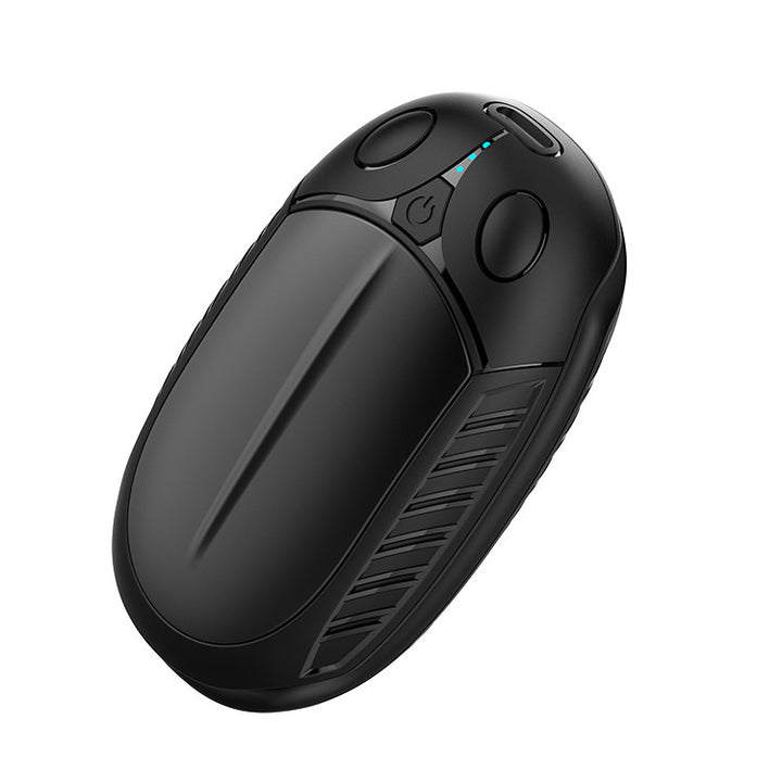 Blue rechargeable electric hand warmer
