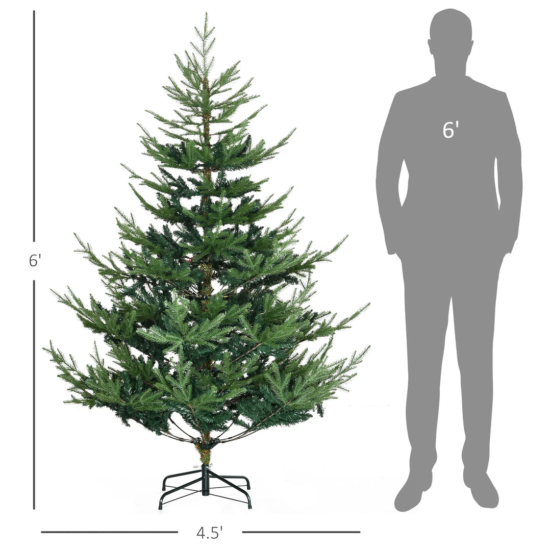Realistic Nordic pine artificial Christmas tree