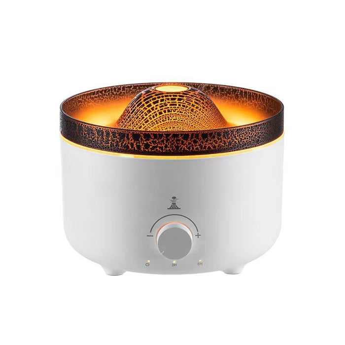 Snugleigh Small volcano flame humidifier with remote and 3/6 hour timer